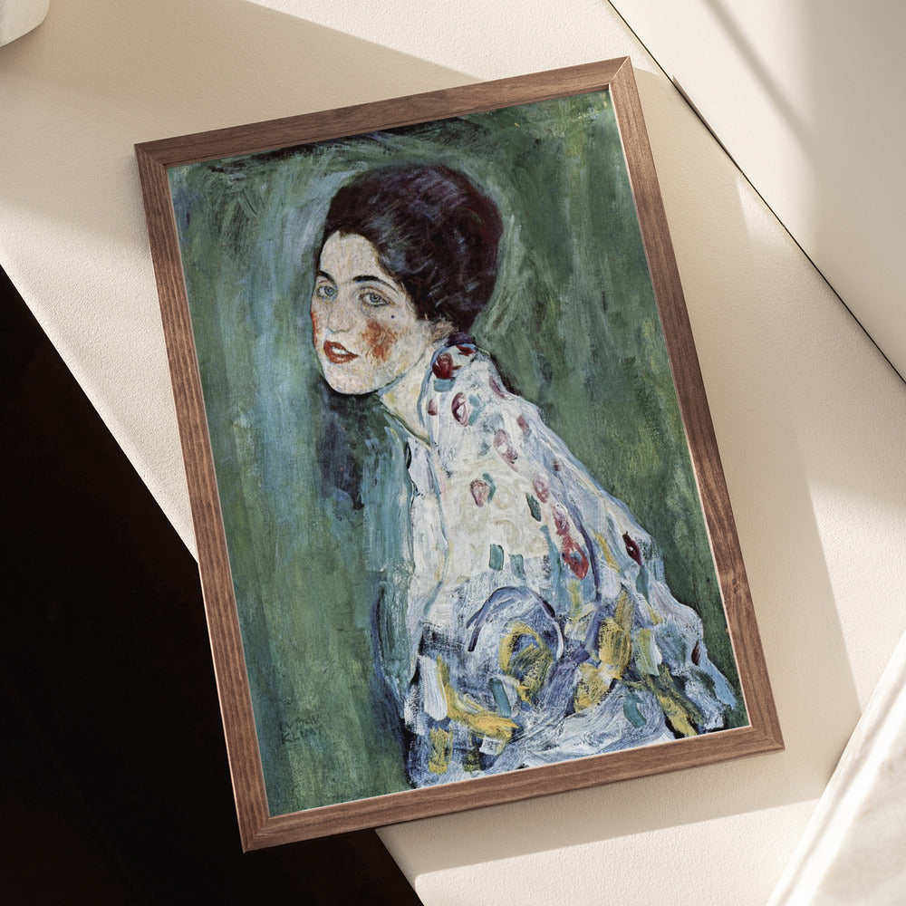 Gustav Klimt: "Porträt Einer Dame (1916–1917)" Art Print