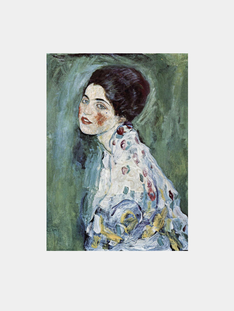 Gustav Klimt: "Porträt Einer Dame (1916–1917)" Art Print