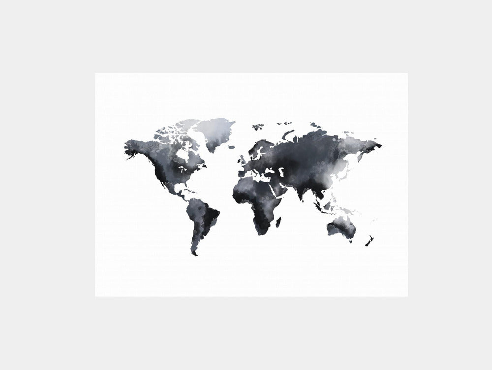 Dreamlike World Map Art Print