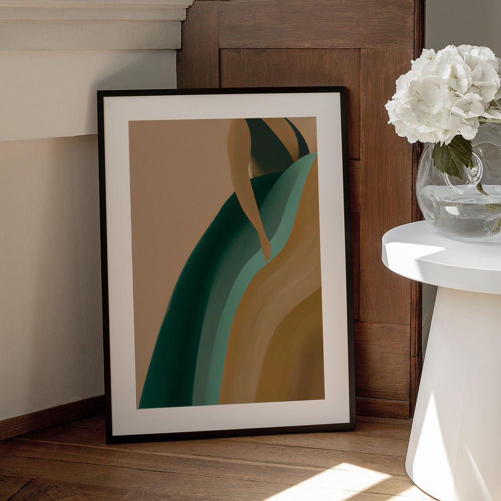 Earthy Dress Art Print