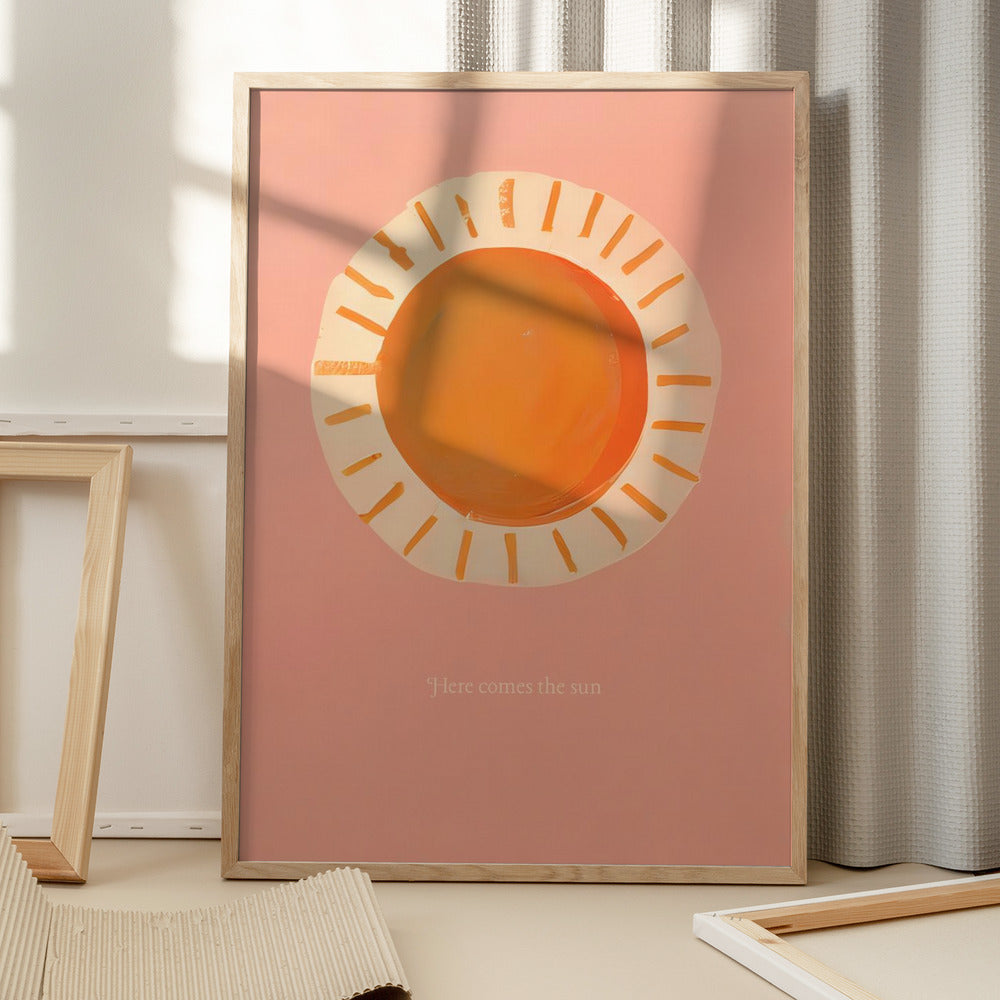 Here Comes the Sun Art Print