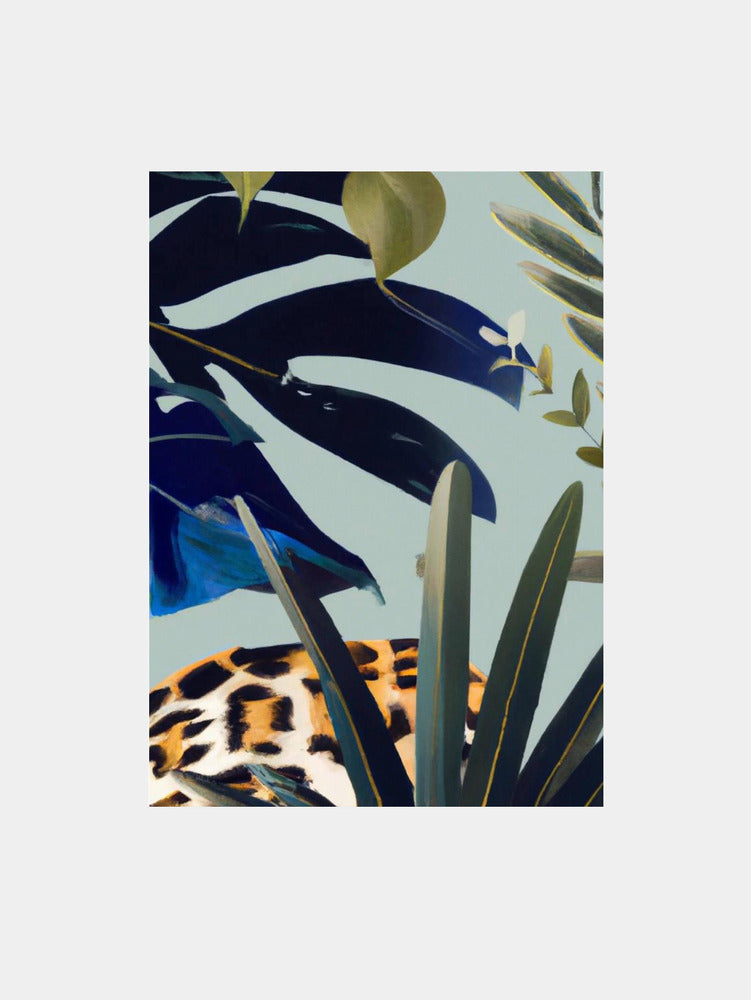Hidden Leopard Art Print