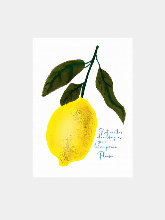 Not Antoher Lemon Art Print