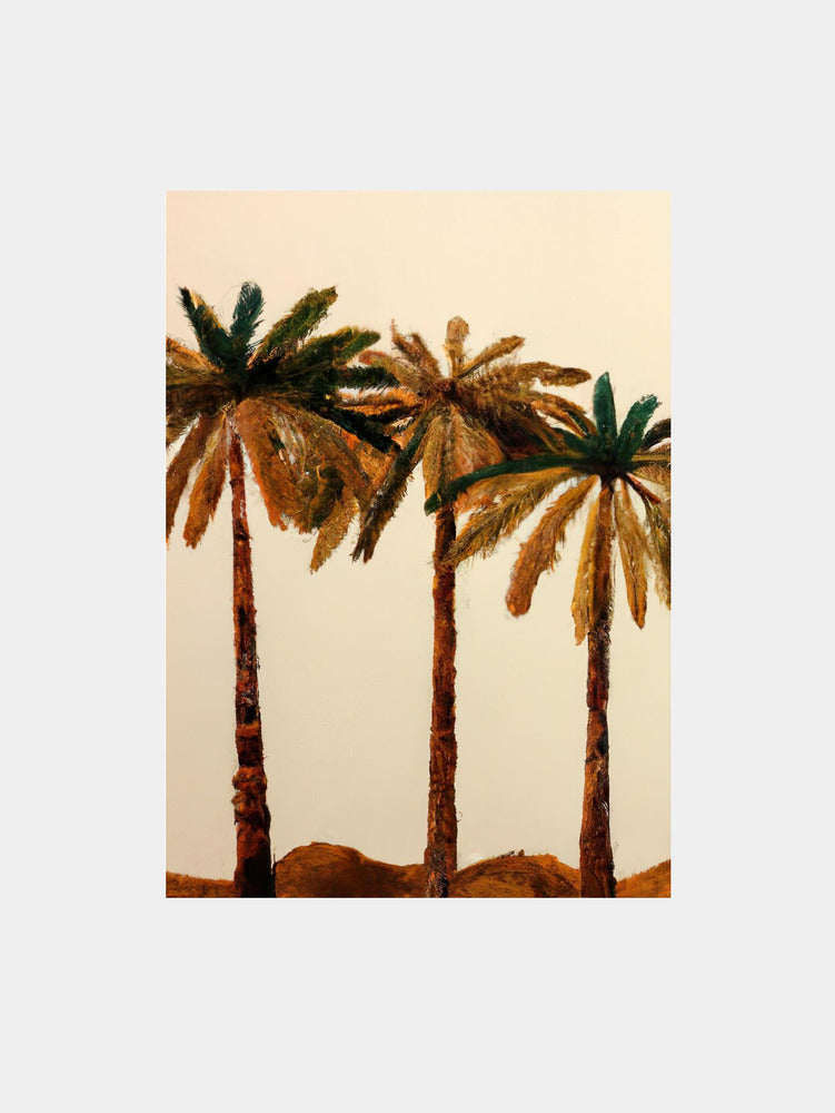Palm Trio Art Print