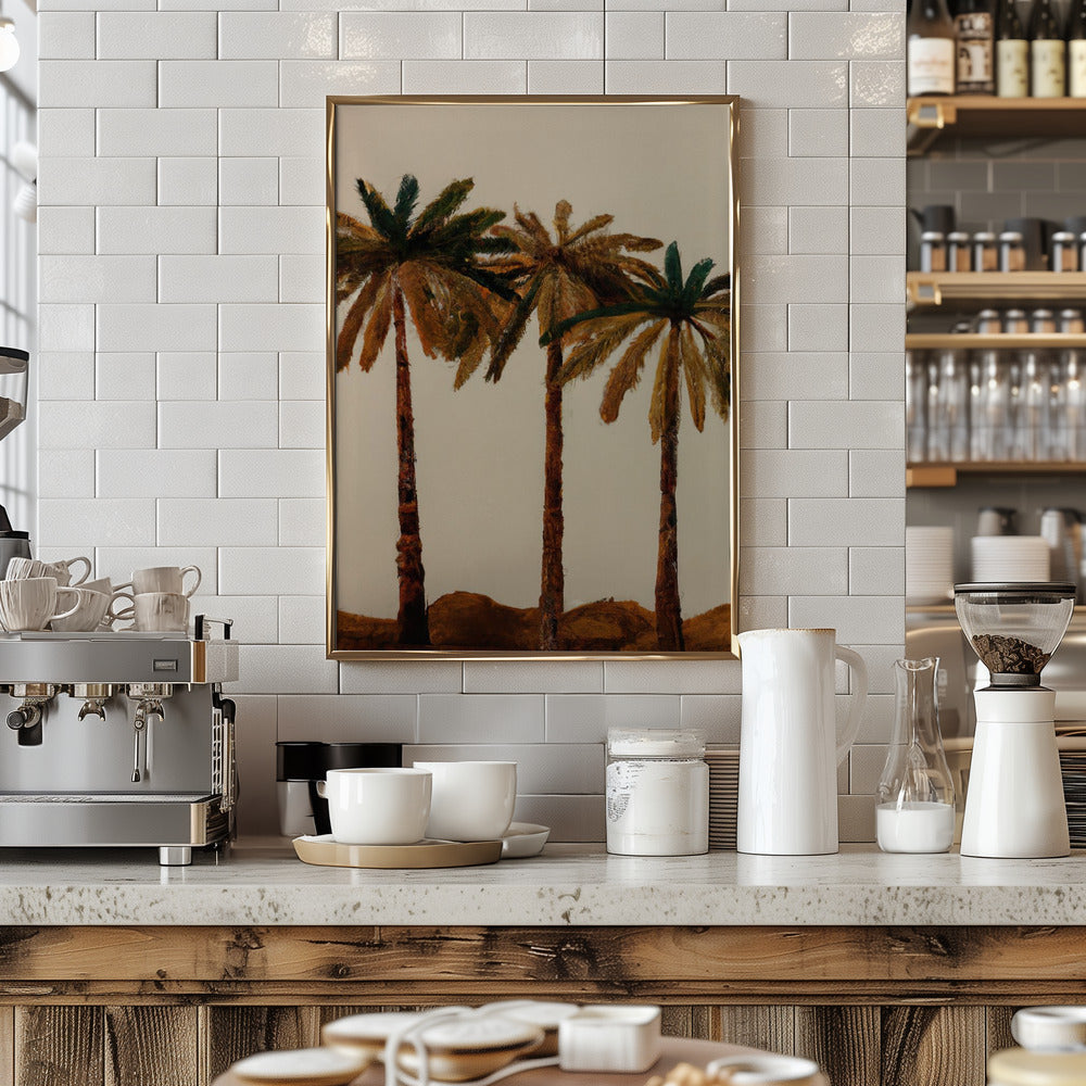 Palm Trio Art Print