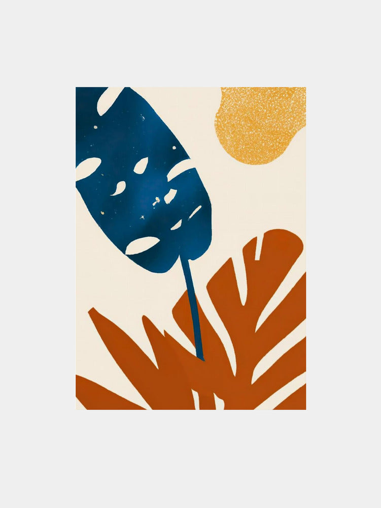 Primary Palms Art Print