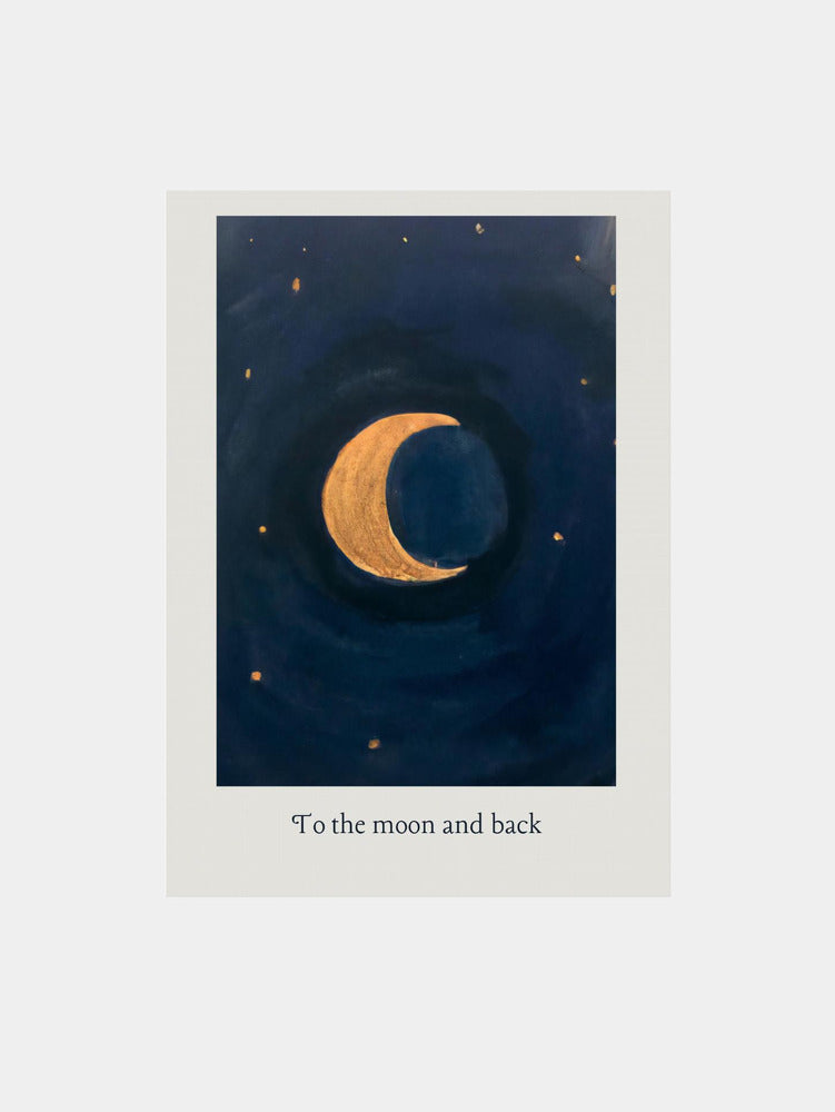 To the Moon and Back Art Print