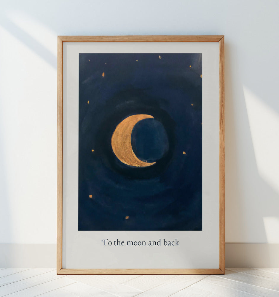 To the Moon and Back Art Print