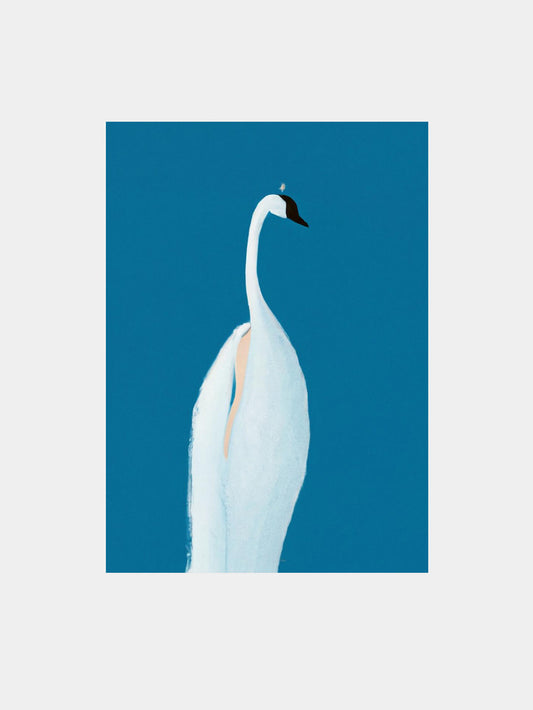 Swan Maybe Art Print