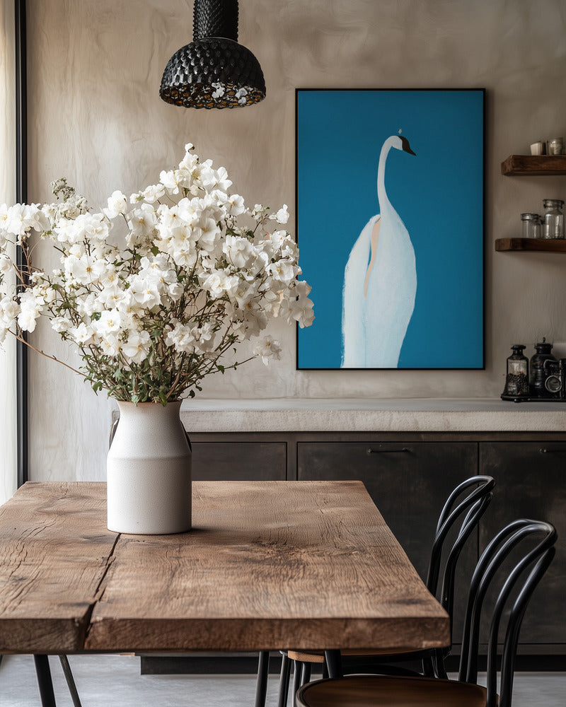 Swan Maybe Art Print