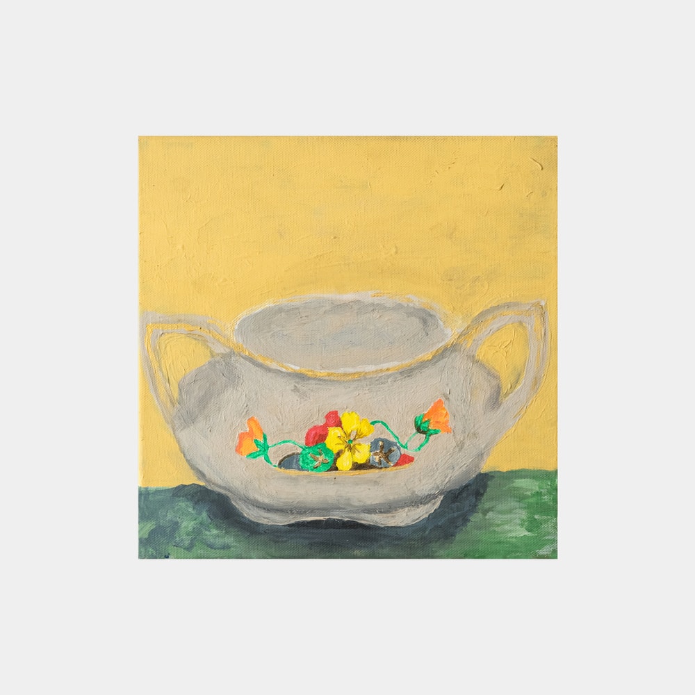 Floral Sugar Bowl