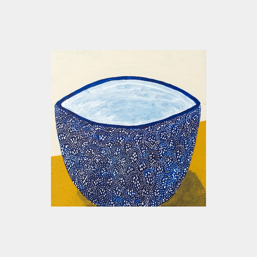 Blue Patterned Bowl