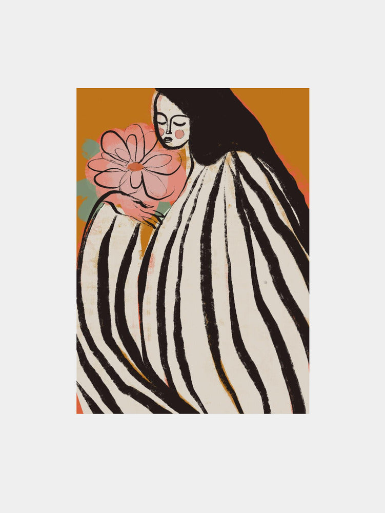 Striped Serenity Art Print