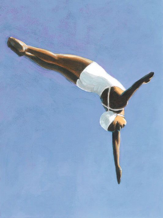 High Diver in White