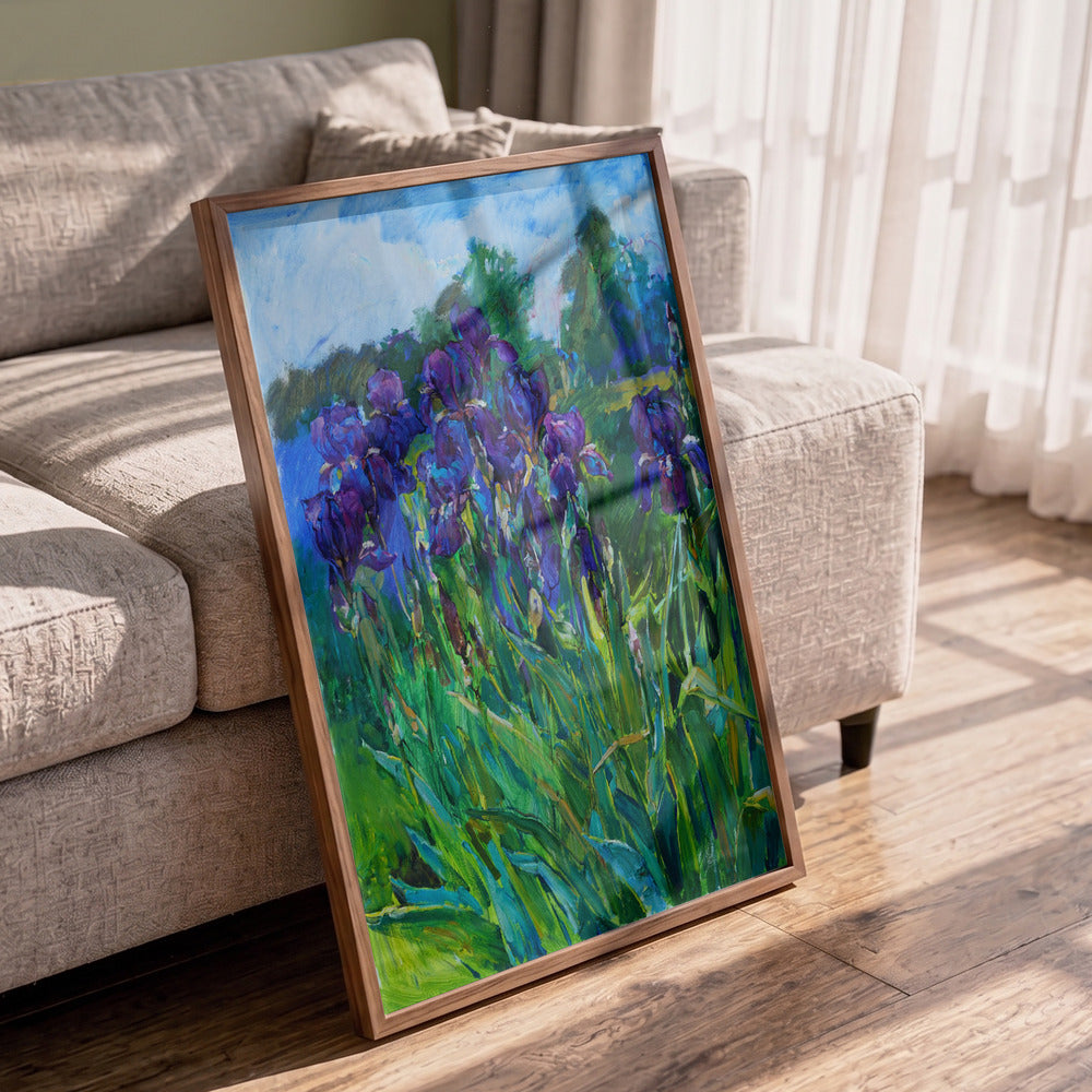 Purple Iris Garden