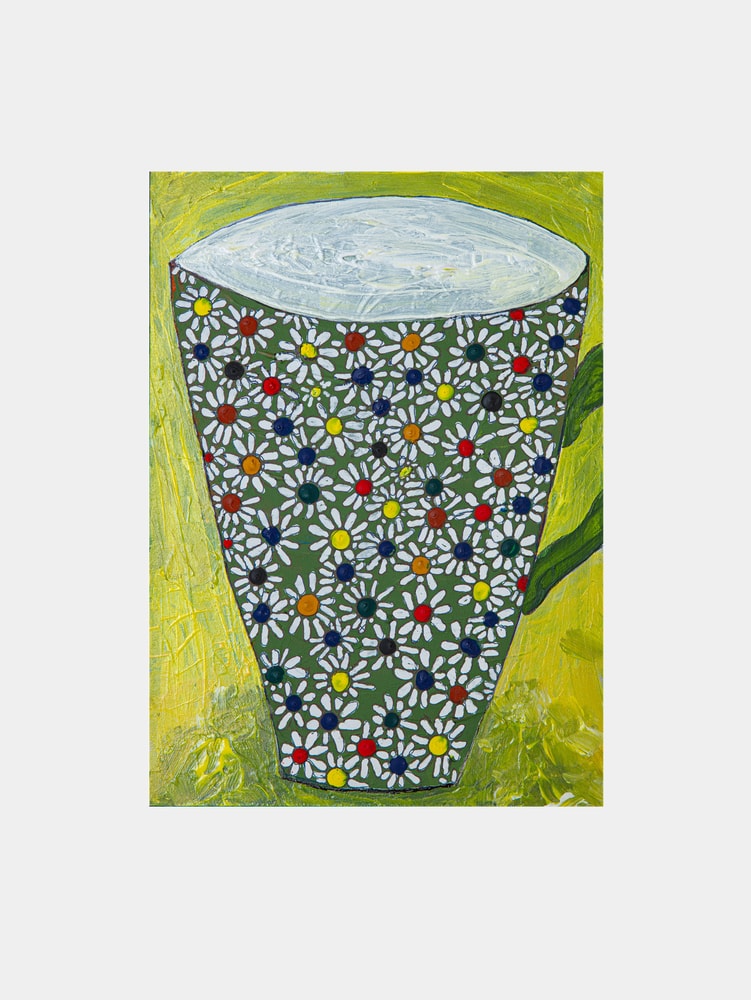 Colorful Daisy Teacup