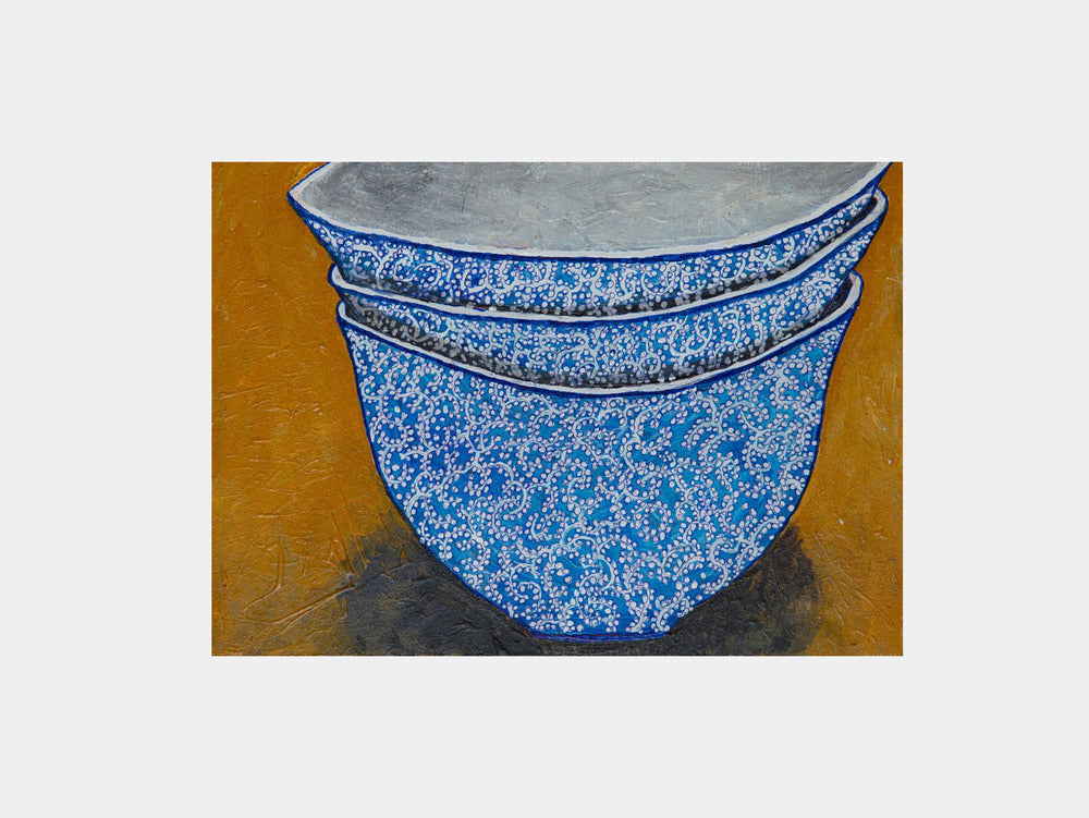 Stacked Patterned Bowls