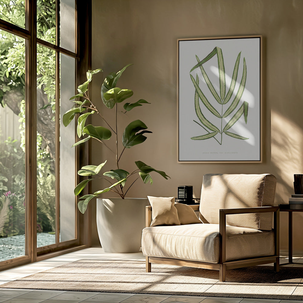 Pteris Cretica Leaf Art Print