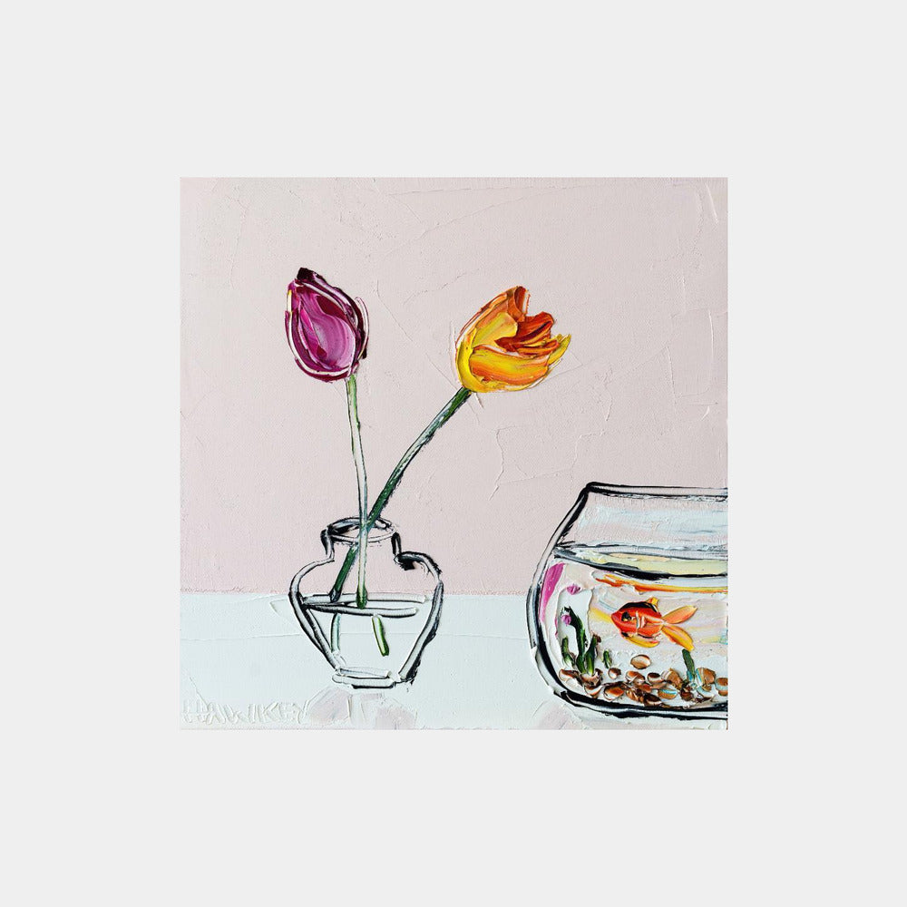 Vibrant Tulips Goldfish