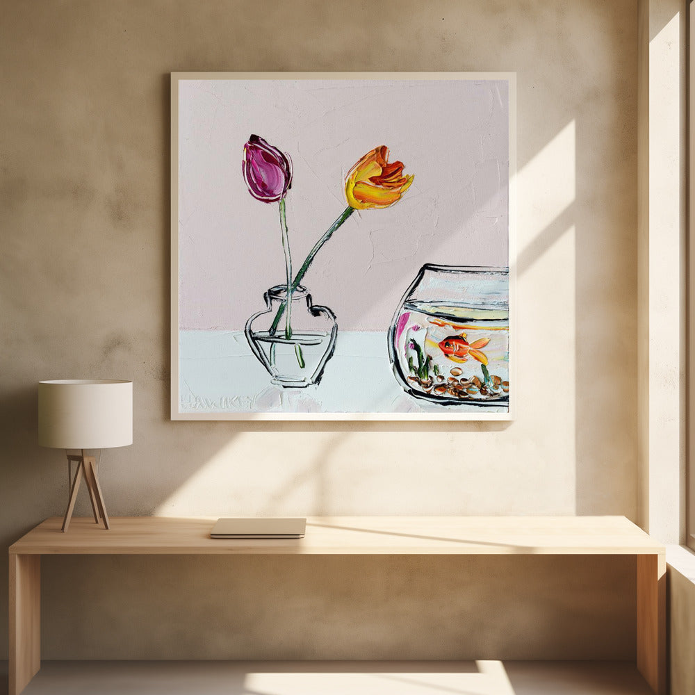 Vibrant Tulips Goldfish