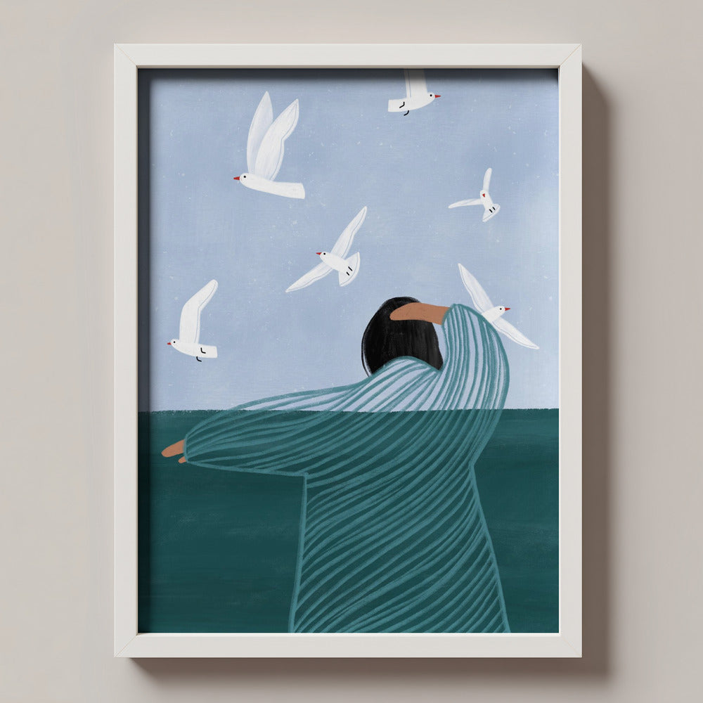 Seaside Serenity Art Print