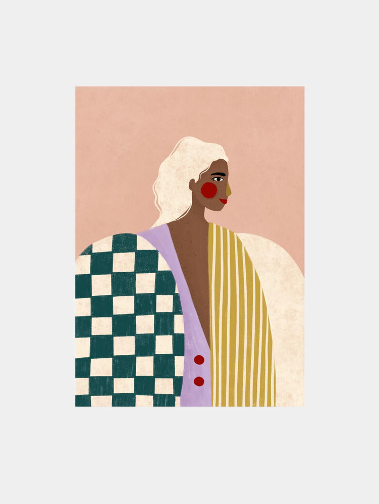 Funky Blouse Art Print