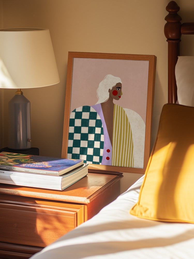 Funky Blouse Art Print