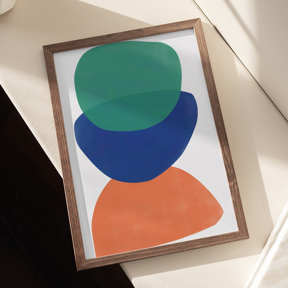 Big Shape Relief II Art Print