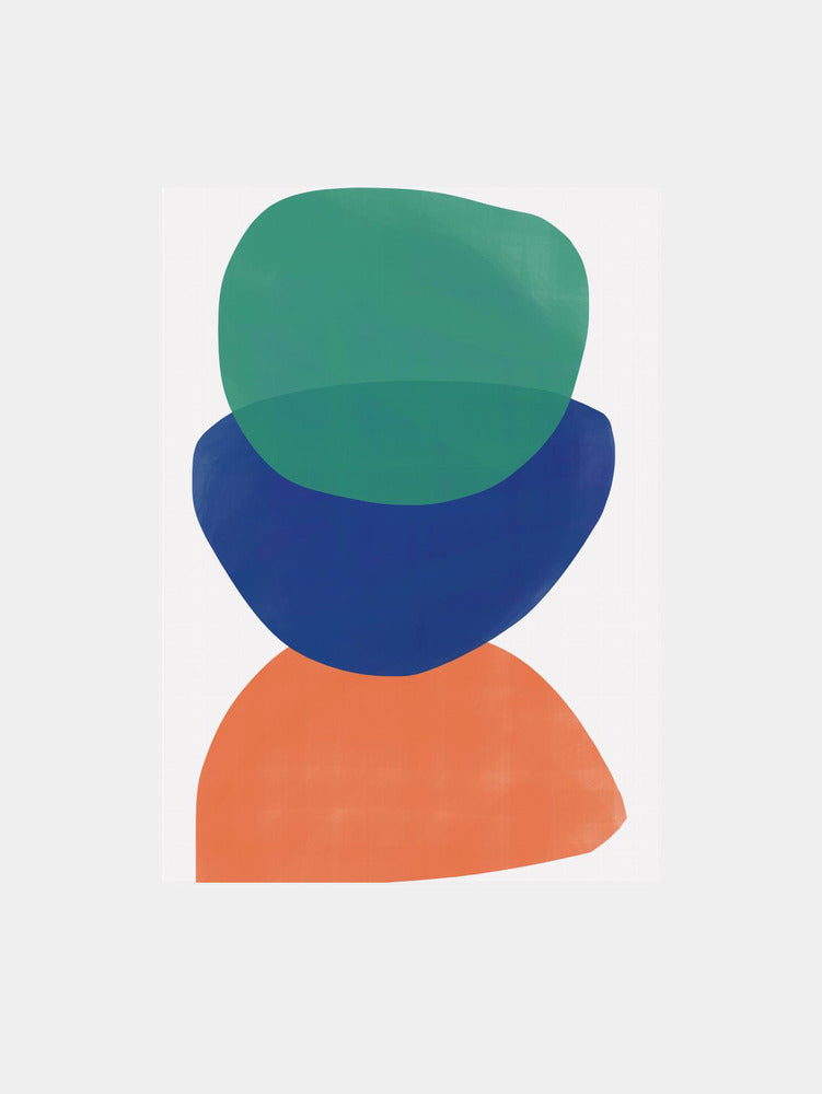 Big Shape Relief II Art Print