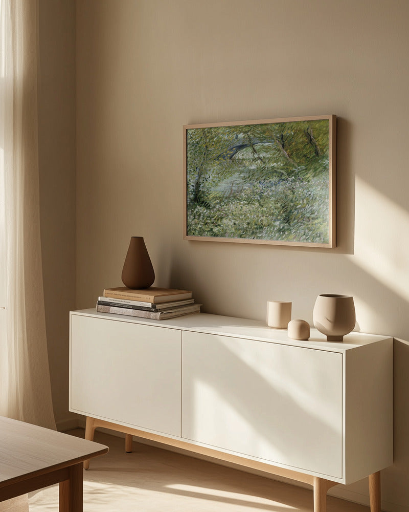 Van Gogh "River Bank In Springtime (1887)" Art Print