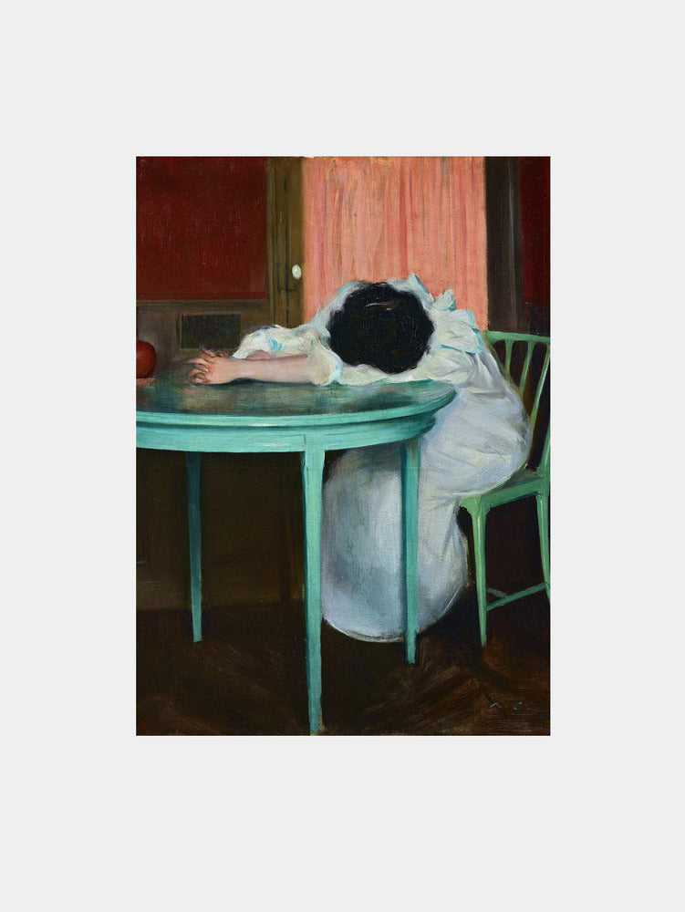 Ramon Cases "Tired Ramon Casas" Art Print