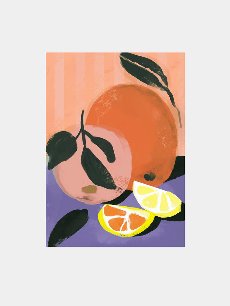 Citrus Harmony Art Print