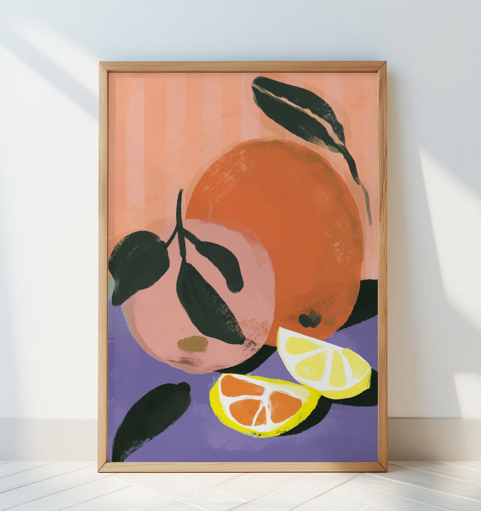 Citrus Harmony Art Print