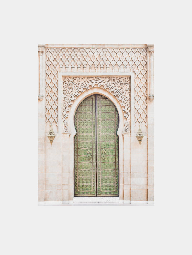 Ornate Emerald Portal Art Print