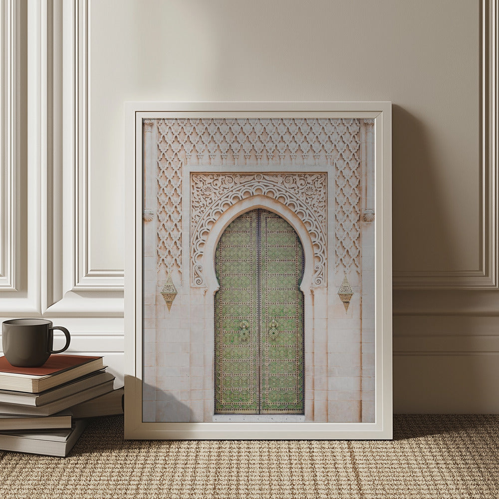 Ornate Emerald Portal Art Print