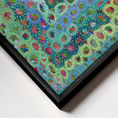 Floating Canvas | Black Wood