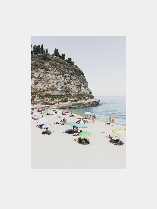 Italian beach Art Print