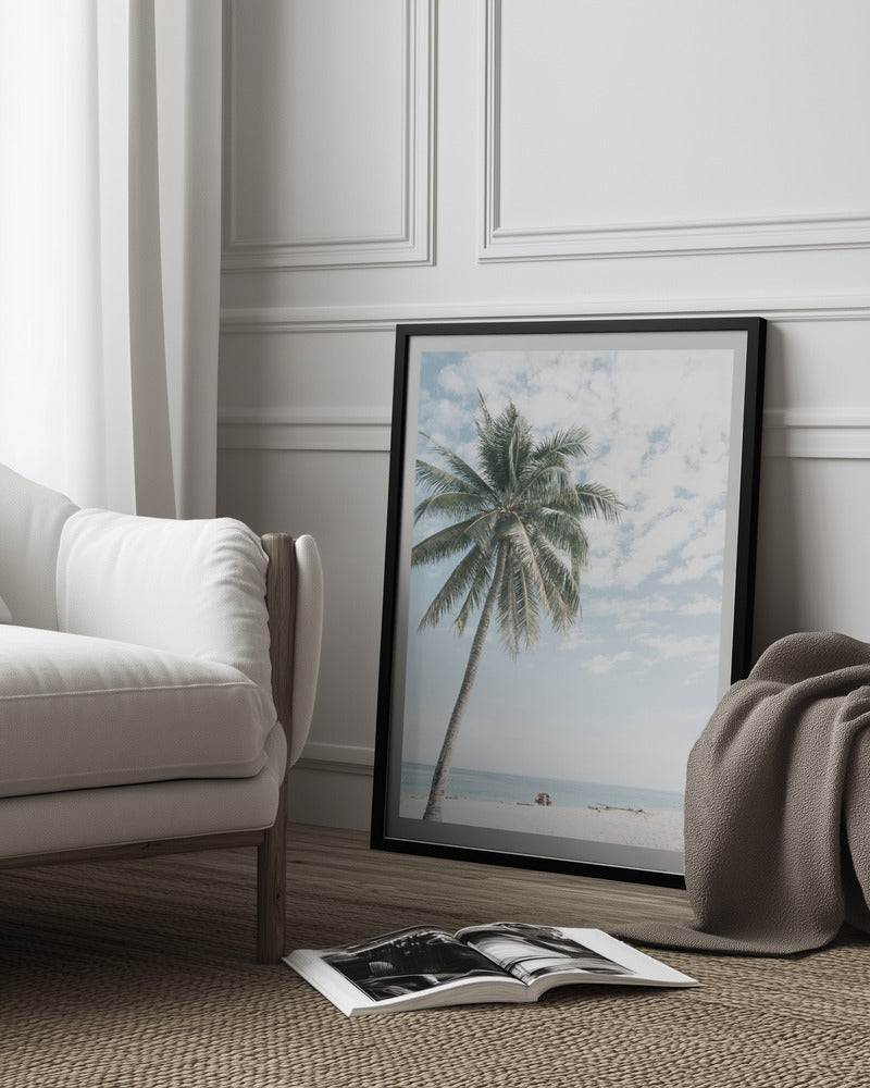 Palm Tree at the Beach II Art Print