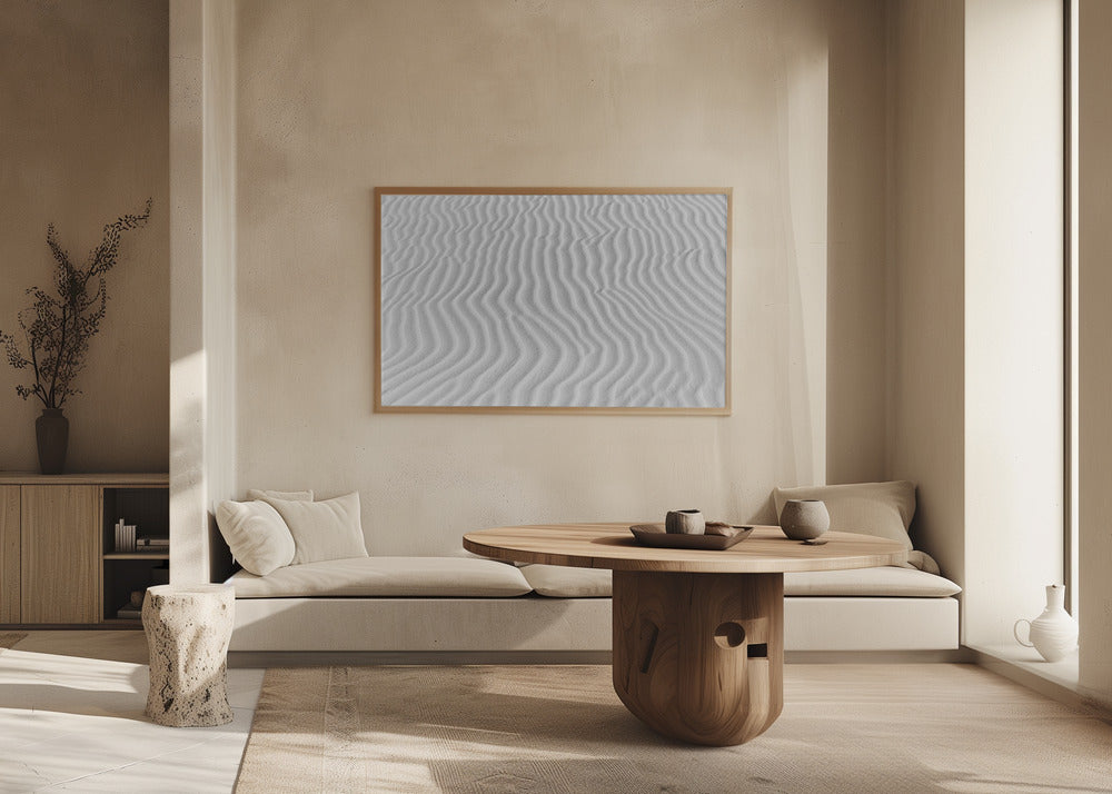 Minimalistic sand dune Art Print
