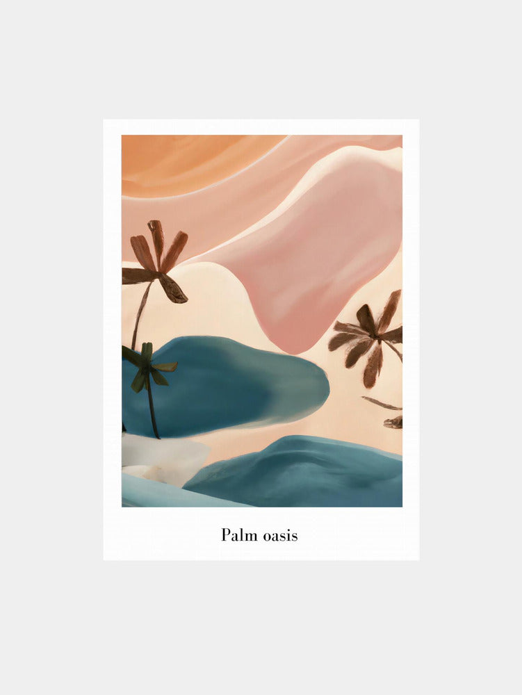 Palm Oasis Art Print