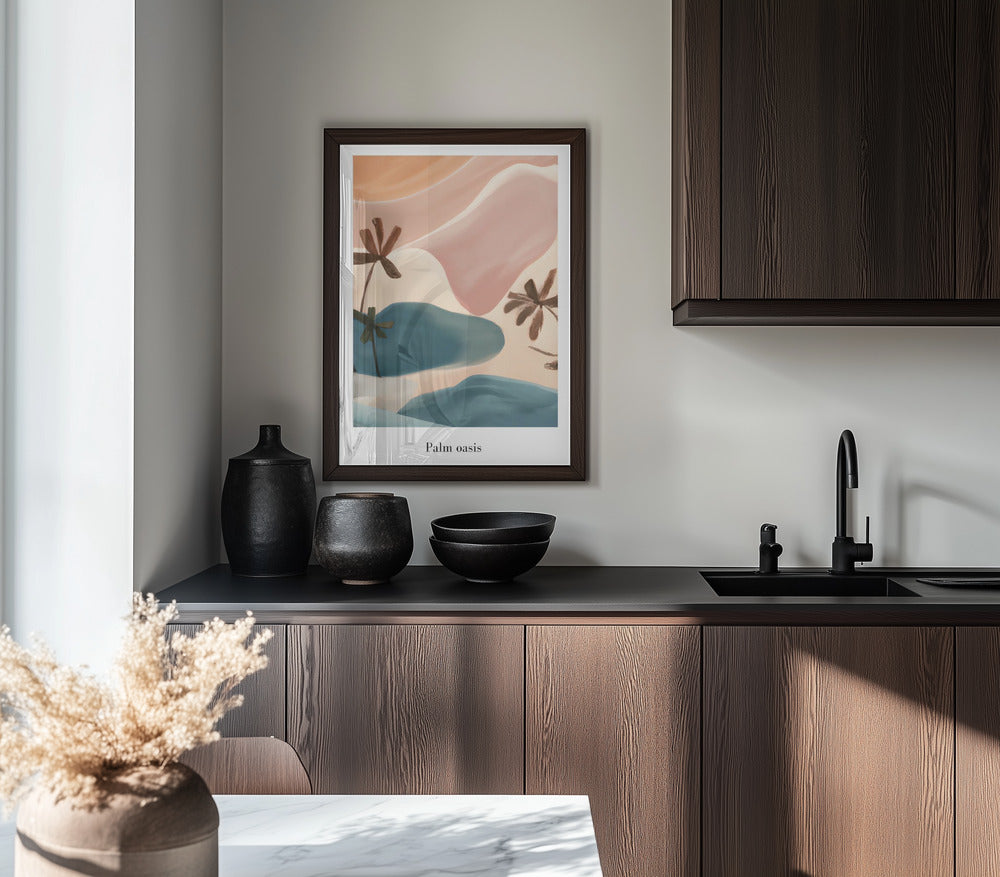 Palm Oasis Art Print