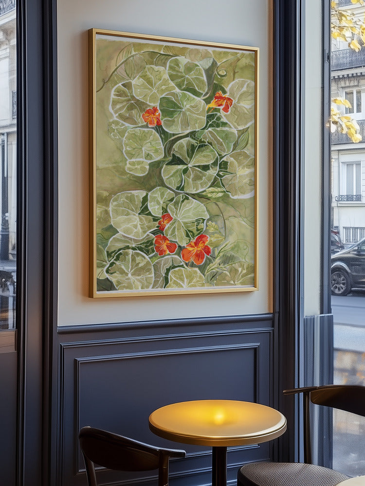 Nasturtium Tapestry Art Print
