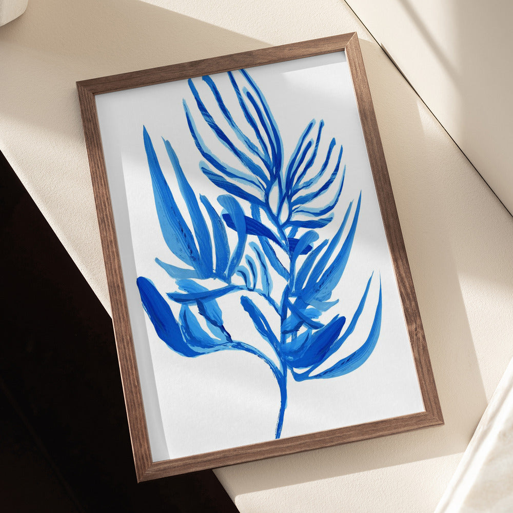 Blue Aquatic Art Print