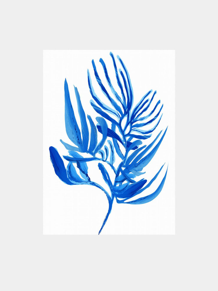 Blue Aquatic Art Print