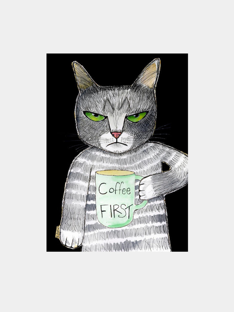 Grumpy Cat Coffee First