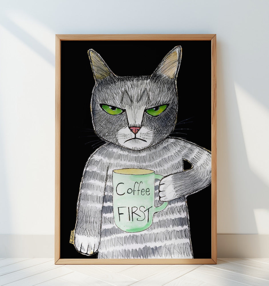 Grumpy Cat Coffee First