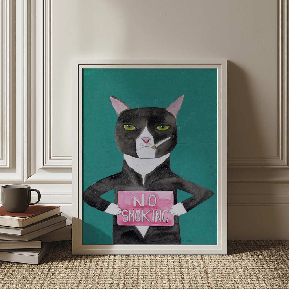 Funny Smoking Cat