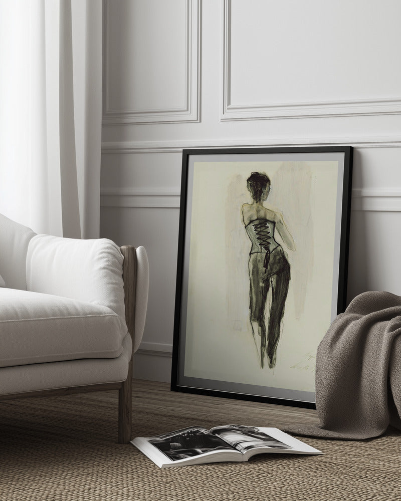 Elegant Silhouette Art Print