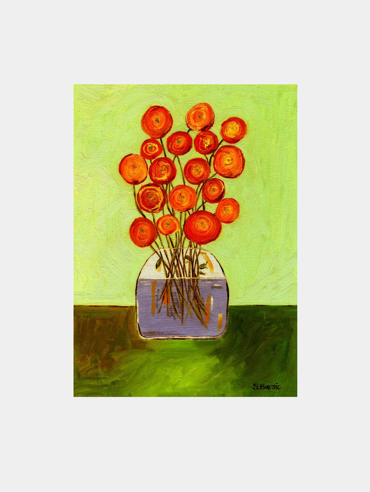 Vibrant Orange Flowers II