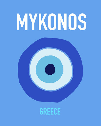 Mykonos Art Print